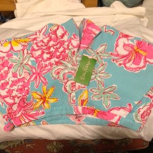 NWT Lilly Pulitzer breakwater blue Adie shorts
